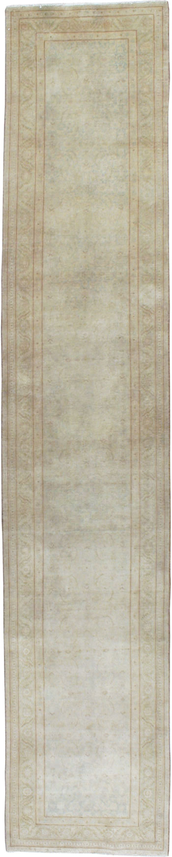 Antique Persian Tabriz Runner, No.22003 - Gss
