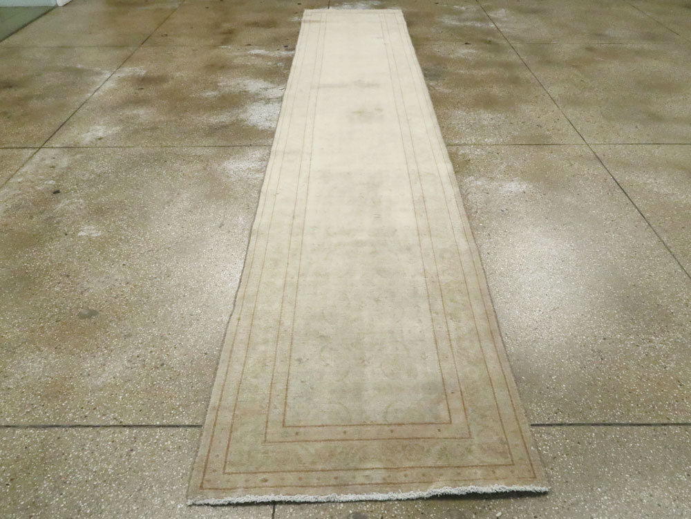 Antique Persian Tabriz Runner, No.22003 - Gss