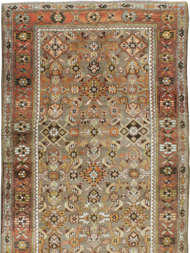 Vintage Persian Kurdish Runner, No.22006 - Gss