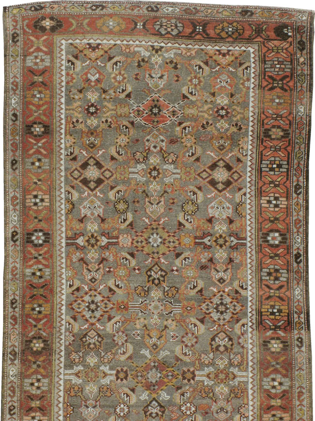 Vintage Persian Kurdish Runner, No.22006 - Gss