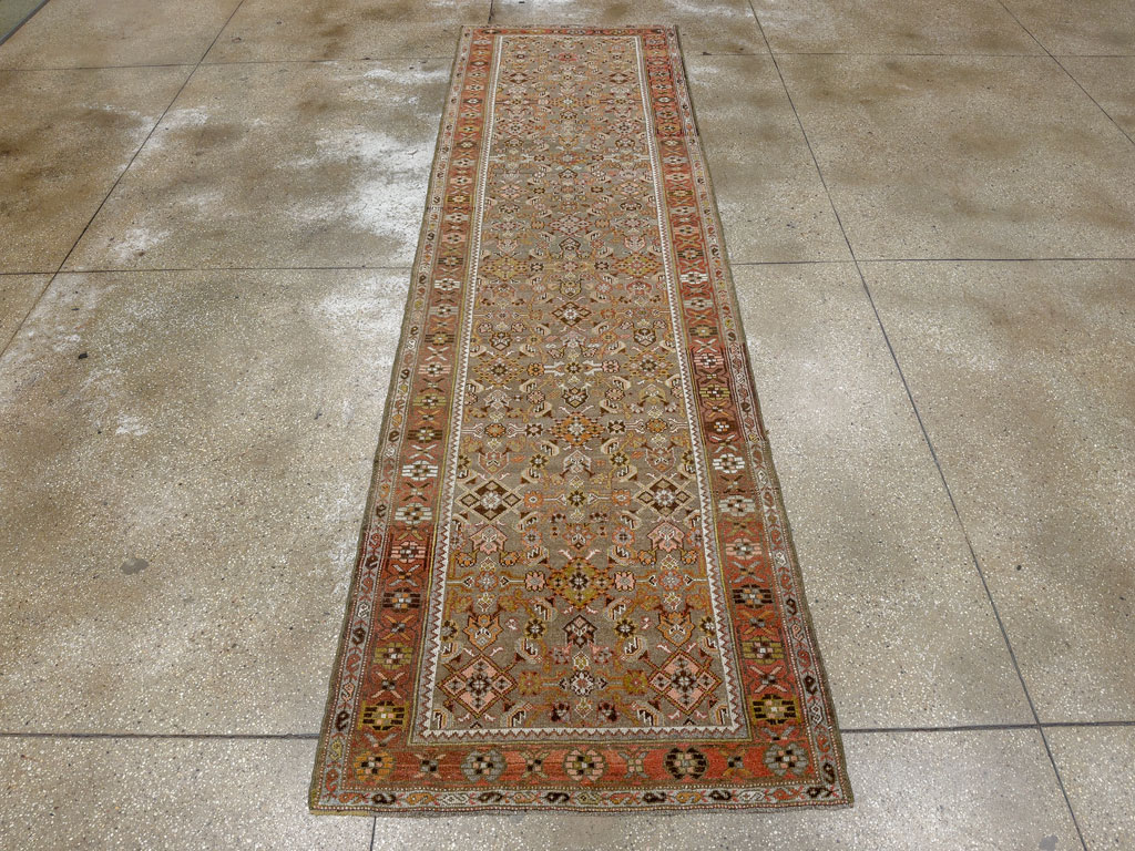 Vintage Persian Kurdish Runner, No.22006 - Gss