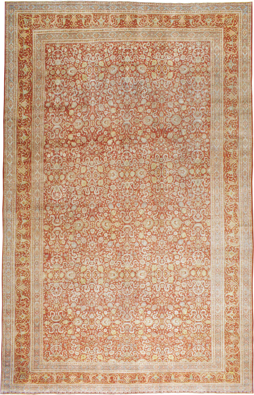 Antique Persian Tabriz Carpet, No.22015 - Gss