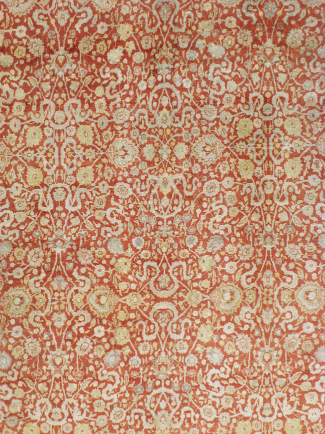Antique Persian Tabriz Carpet, No.22015 - Gss
