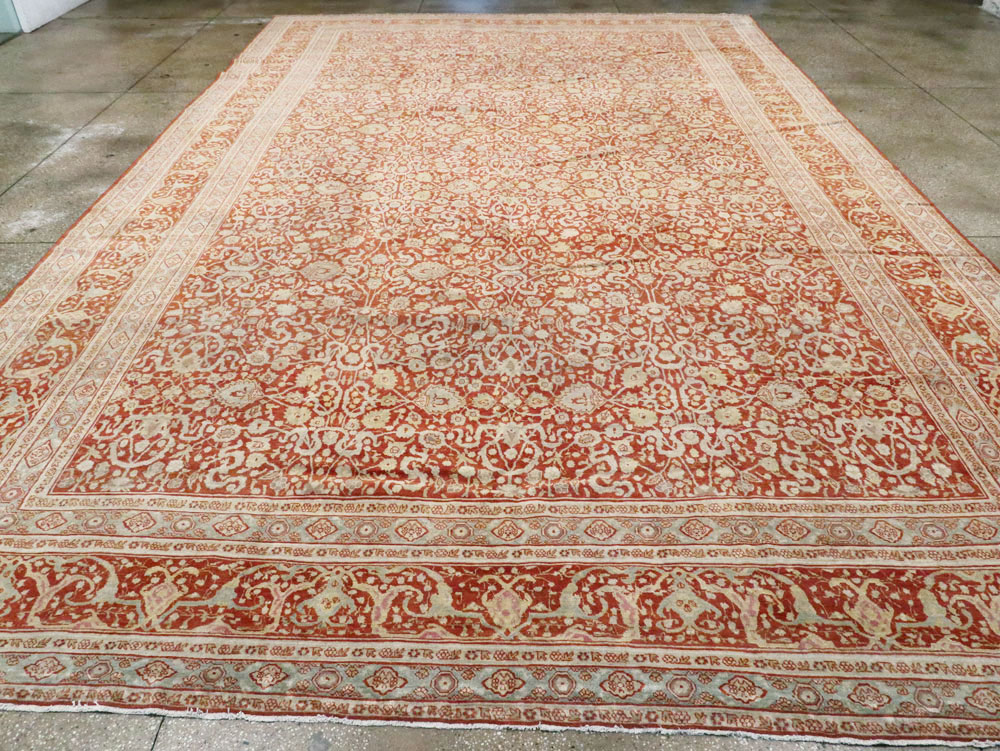 Antique Persian Tabriz Carpet, No.22015 - Gss