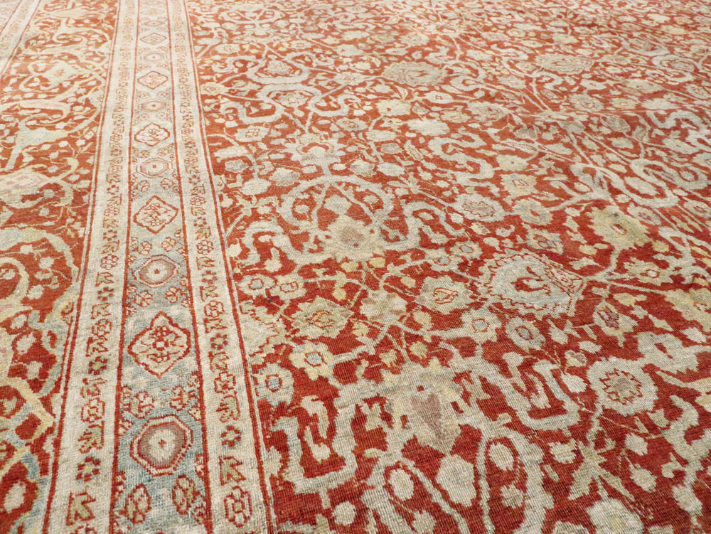 Antique Persian Tabriz Carpet, No.22015 - Gss
