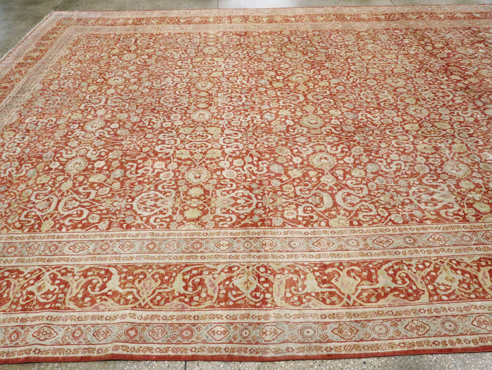 Antique Persian Tabriz Carpet, No.22015 - Gss