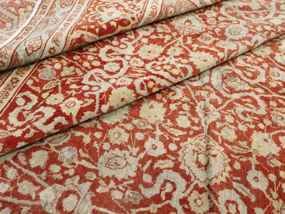 Antique Persian Tabriz Carpet, No.22015 - Gss