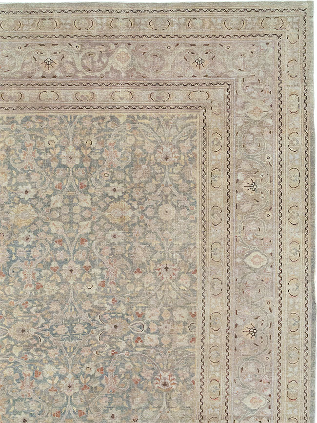 Antique Persian Tabriz Large Carpet, No.22017 - Gss