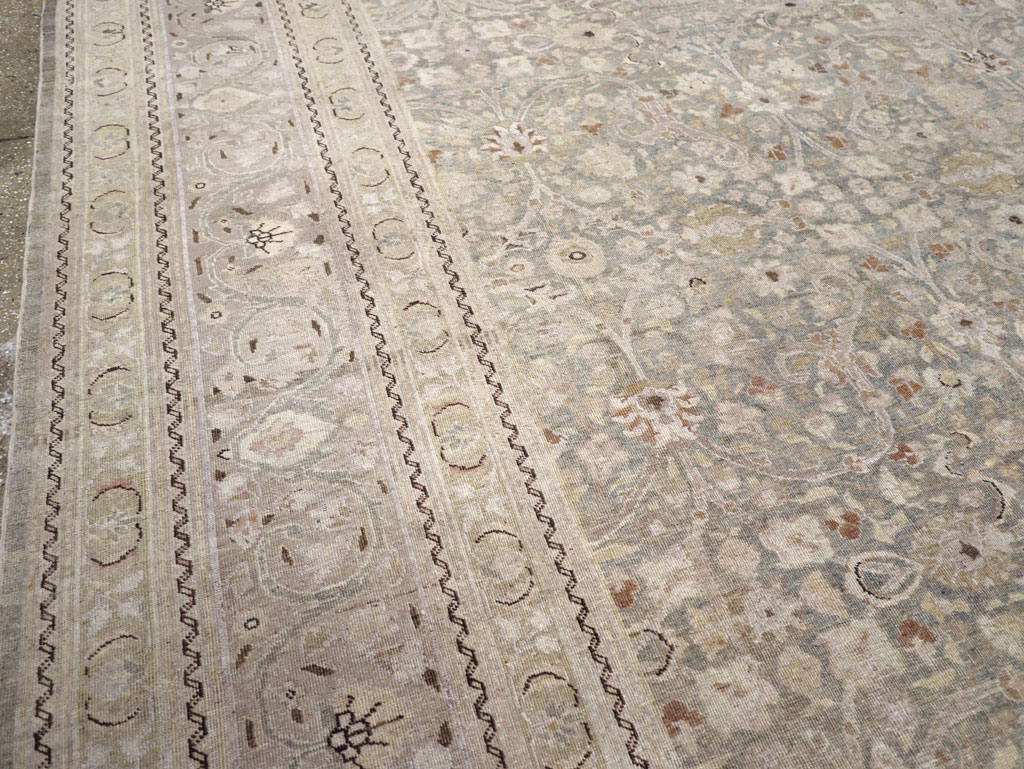 Antique Persian Tabriz Large Carpet, No.22017 - Gss