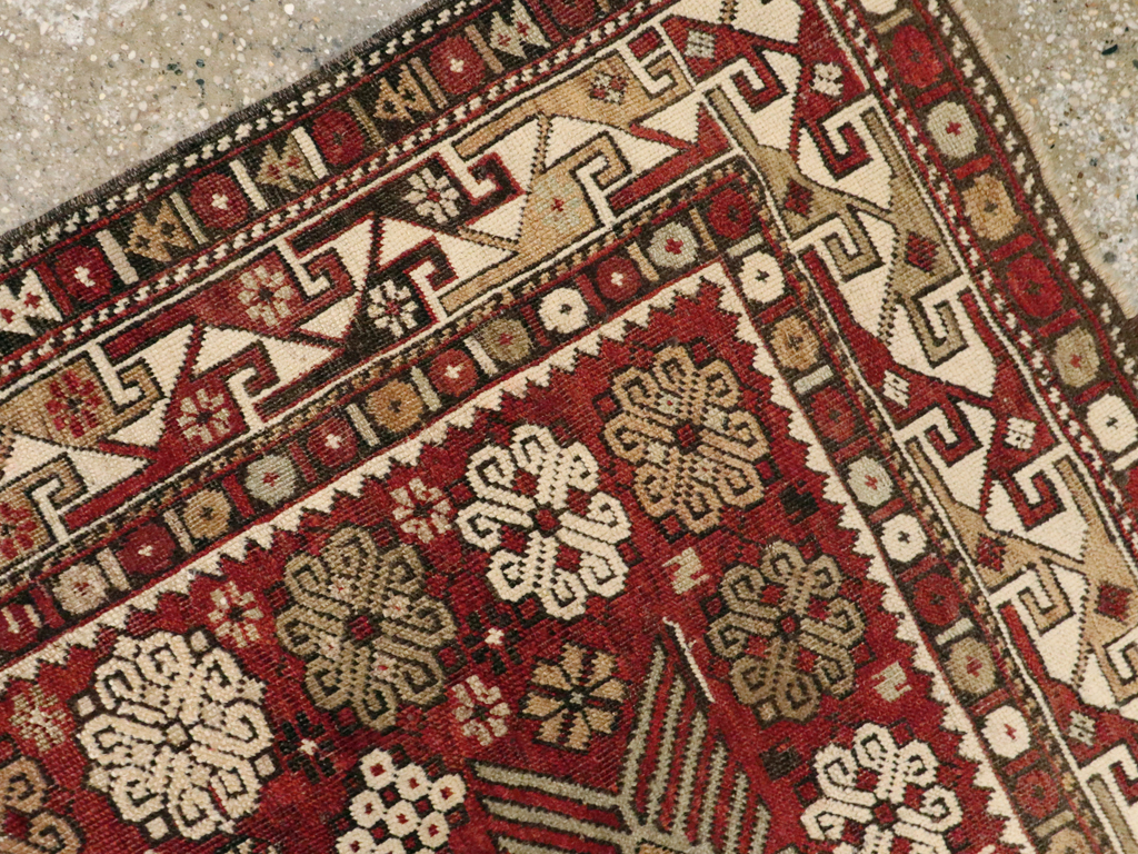 Antique Caucasian Kuba Rug, No.22031 - Gss