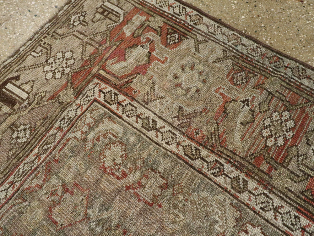 Antique Persian Kurdish Rug, No.22032 - Gss