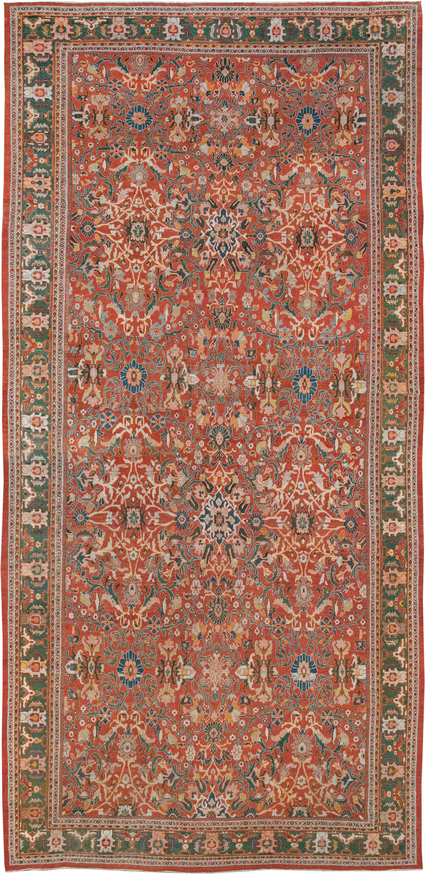 Antique Persian Mahal Oversize Carpet, No.22034 - Gss