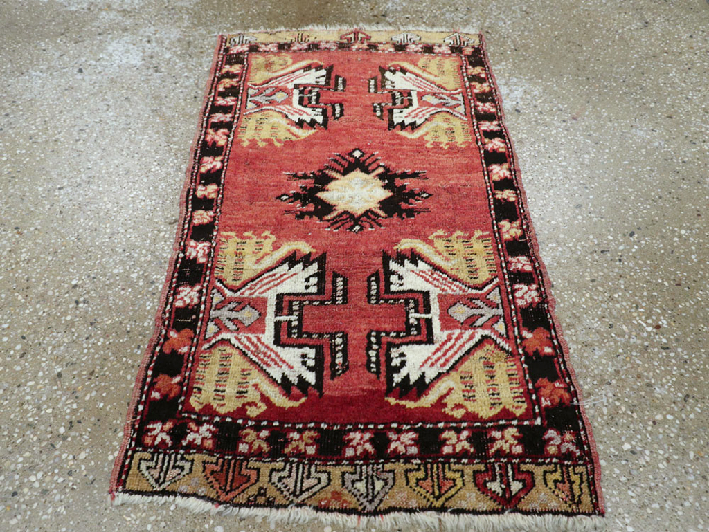 Vintage Turkish Oushak Rug, No.22039 - Gss
