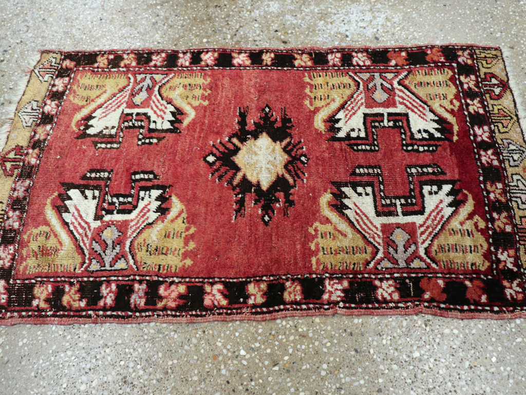 Vintage Turkish Oushak Rug, No.22039 - Gss