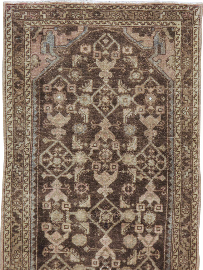 Vintage Persian Malayer Runner, No.22046 - Gss