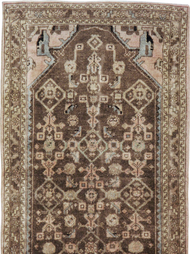 Vintage Persian Malayer Runner, No.22046 - Gss