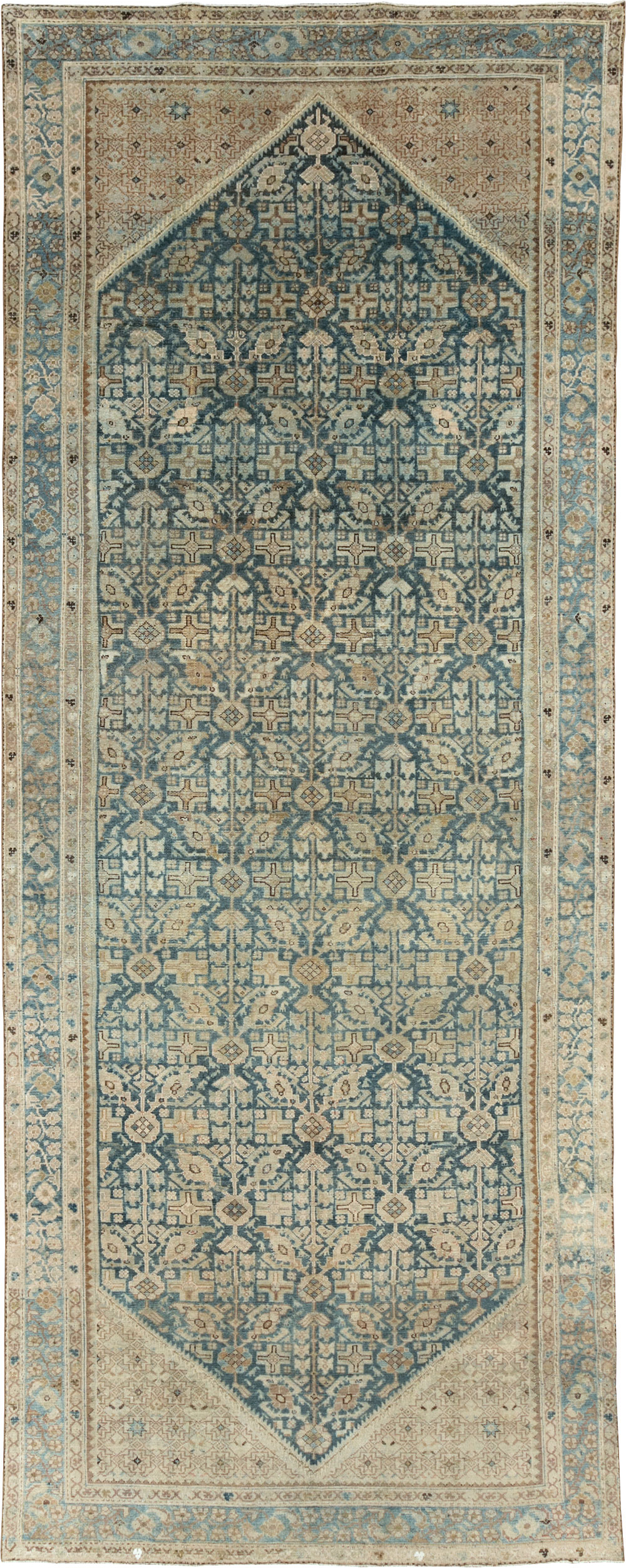 Vintage Persian Malayer Long Gallery Carpet, No.22047 - Gss