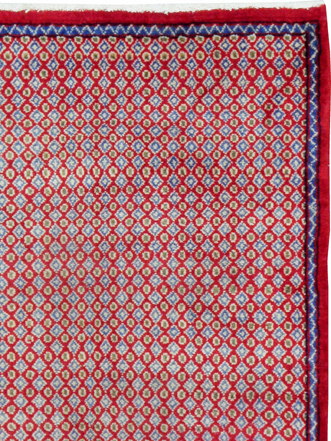 Vintage Persian Kashan Modernist Rug (Pair: 1 of 2), No.22048 - Gss