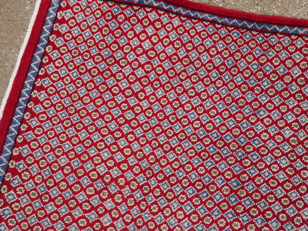 Vintage Persian Kashan Modernist Rug (Pair: 1 of 2), No.22048 - Gss