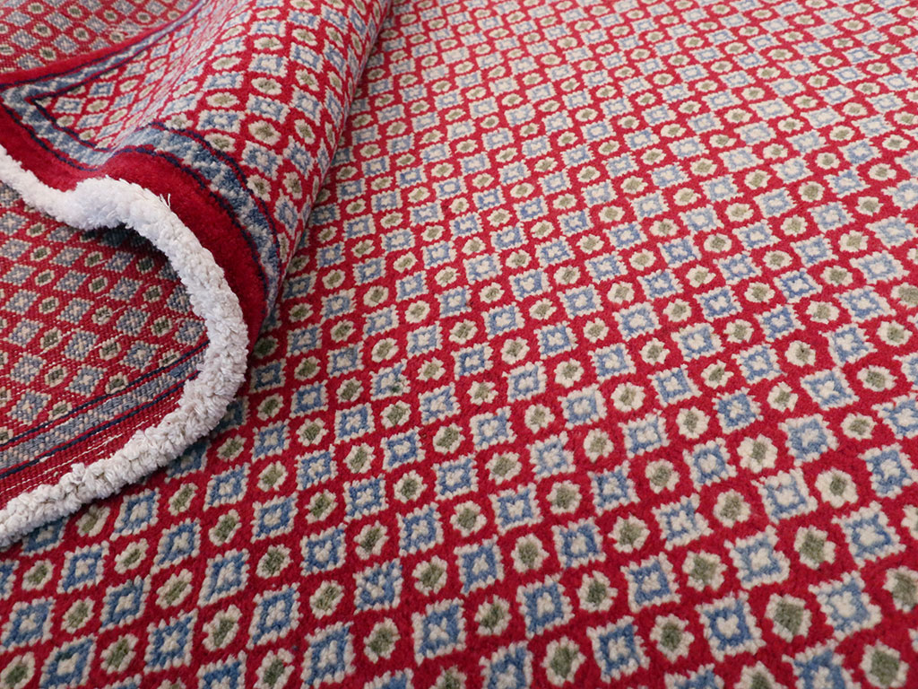 Vintage Persian Kashan Modernist Rug (Pair: 1 of 2), No.22048 - Gss