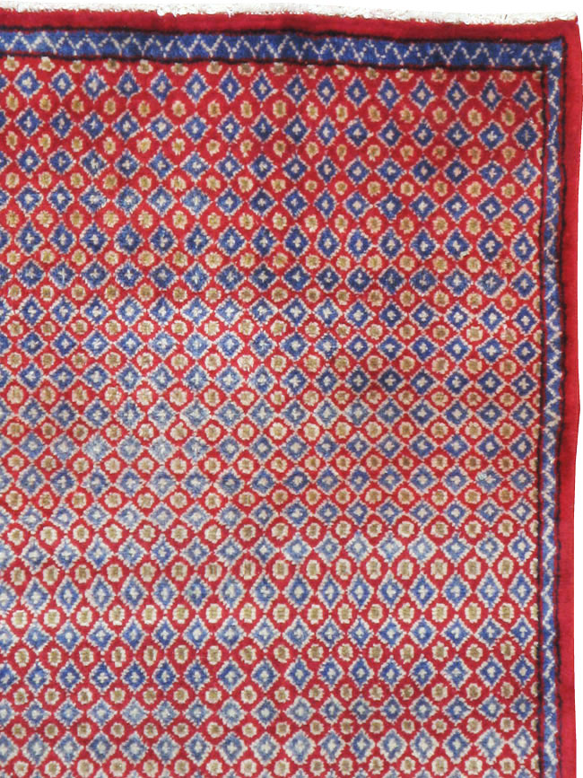 Vintage Persian Kashan Modernist Rug (Pair: 2 of 2), No.22049 - Gss