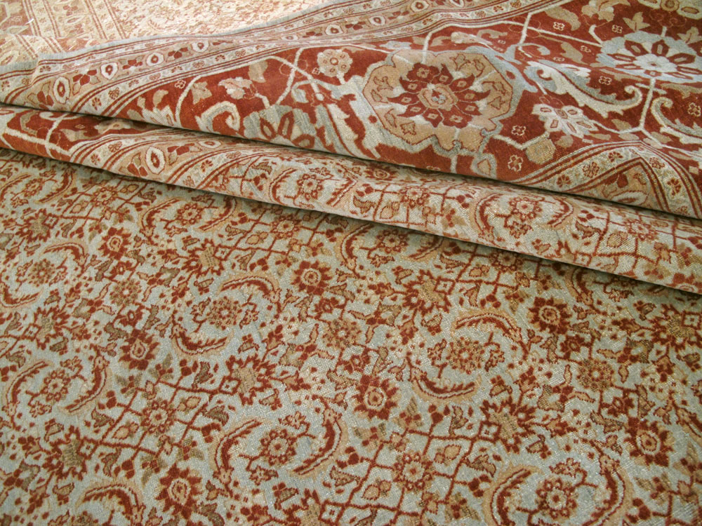 Antique Persian Tabriz Carpet, No.22052 - Gss