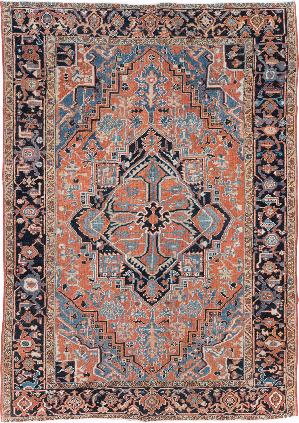 Antique Persian Heriz Carpet, No.22062 - Gss