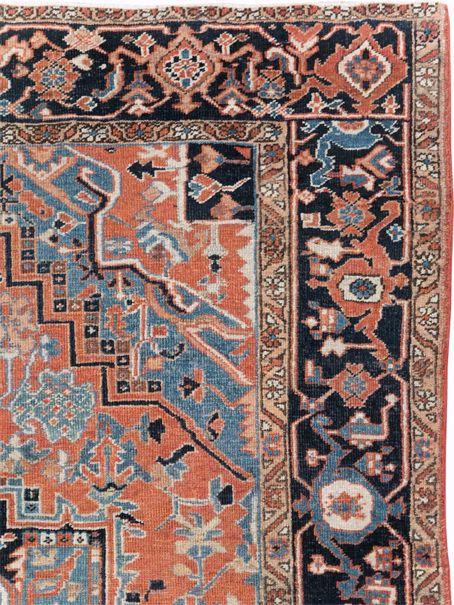 Antique Persian Heriz Carpet, No.22062 - Gss