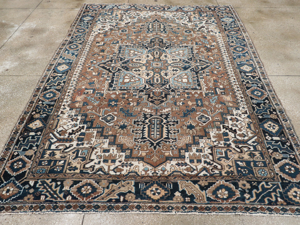 Vintage Persian Heriz Carpet, No.22064 - Gss