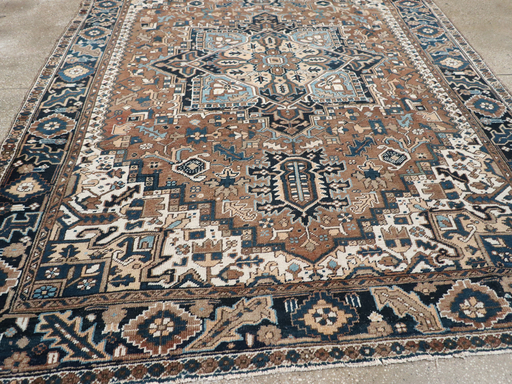 Vintage Persian Heriz Carpet, No.22064 - Gss