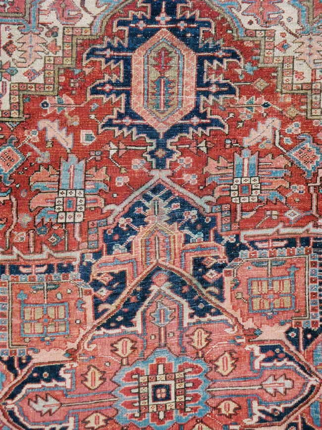 Vintage Persian Heriz Carpet, No.22066 - Gss