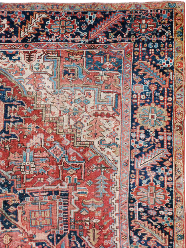 Vintage Persian Heriz Carpet, No.22066 - Gss