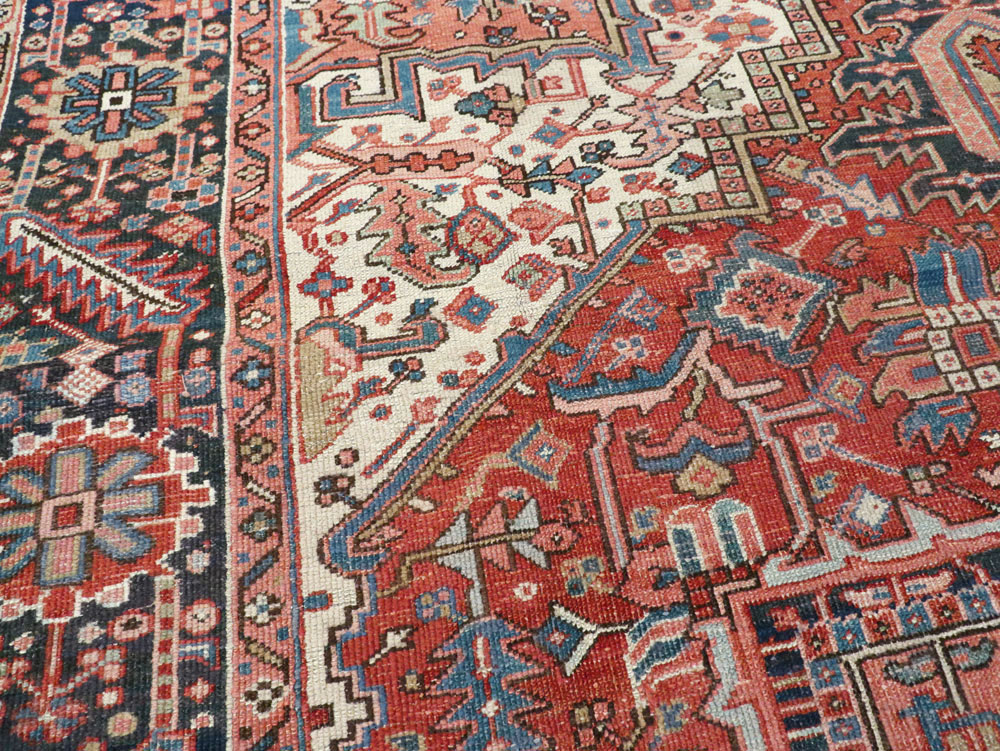 Vintage Persian Heriz Carpet, No.22066 - Gss