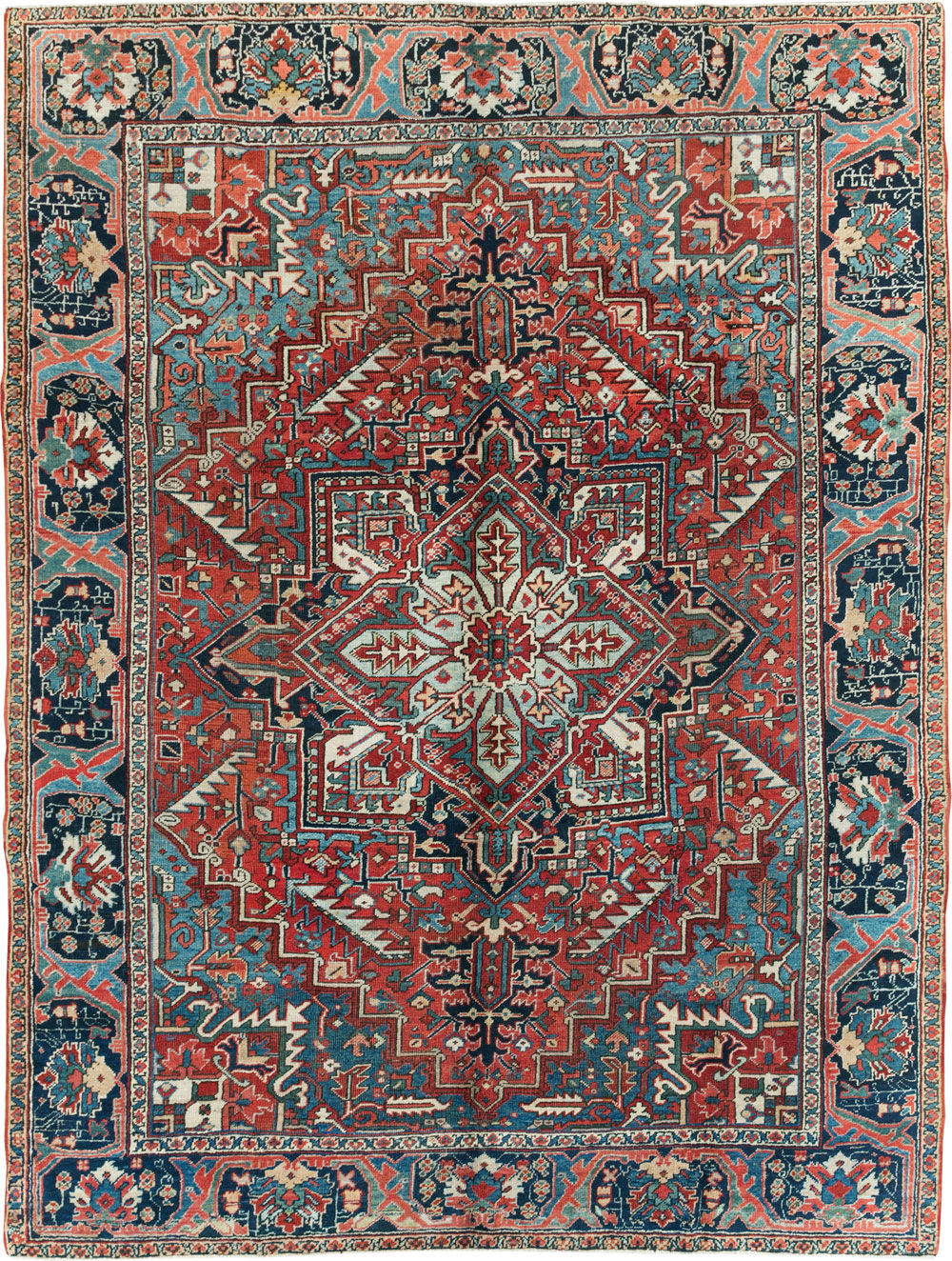 Antique Persian Heriz Carpet, No.22067 - Gss