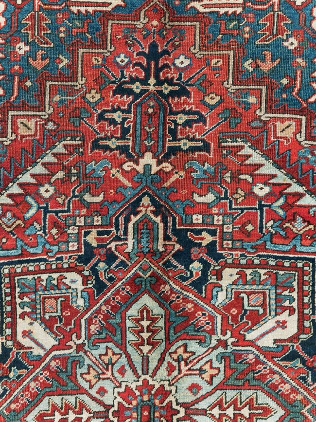Antique Persian Heriz Carpet, No.22067 - Gss