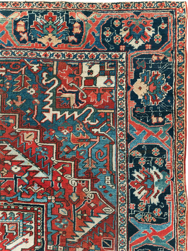 Antique Persian Heriz Carpet, No.22067 - Gss