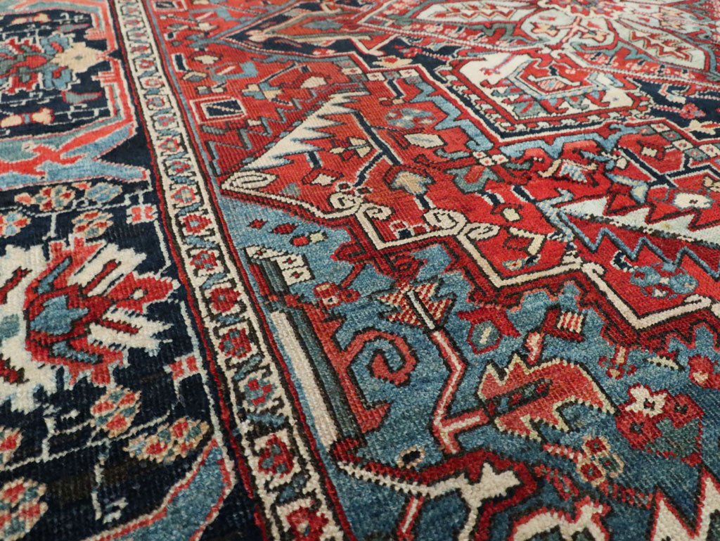 Antique Persian Heriz Carpet, No.22067 - Gss