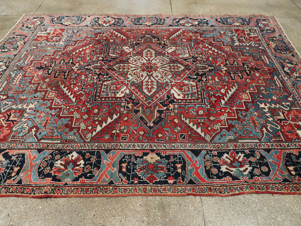 Antique Persian Heriz Carpet, No.22067 - Gss