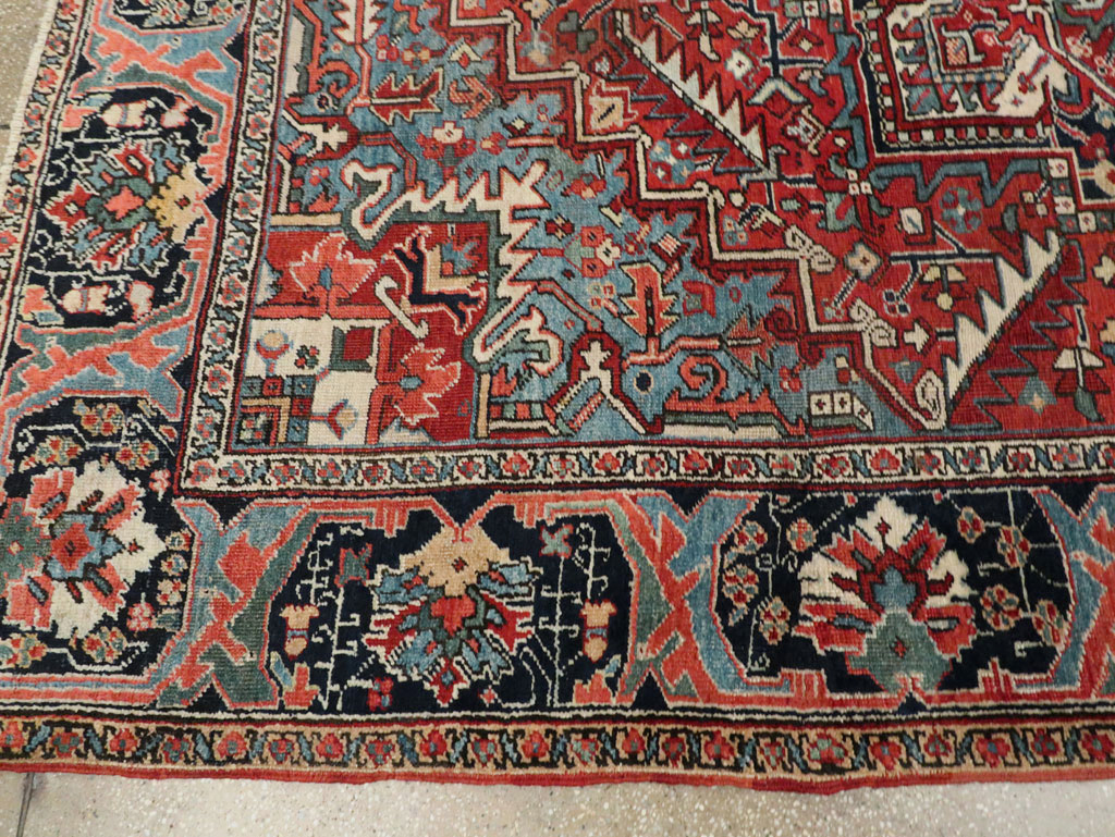 Antique Persian Heriz Carpet, No.22067 - Gss