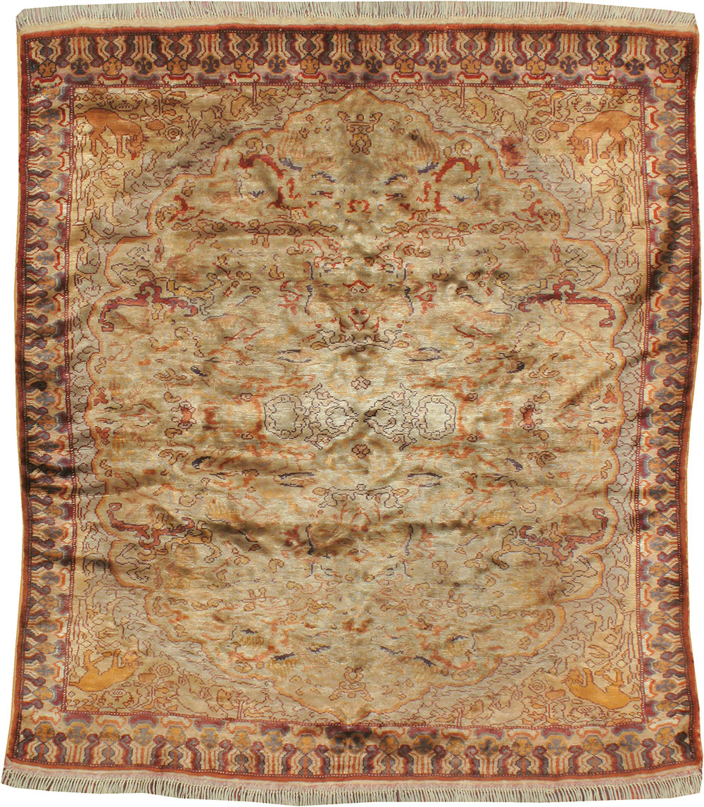 Vintage Turkish Kayseri Rug, No.22073 - Gss