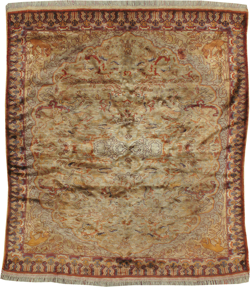 Vintage Turkish Kayseri Rug, No.22073 - Gss
