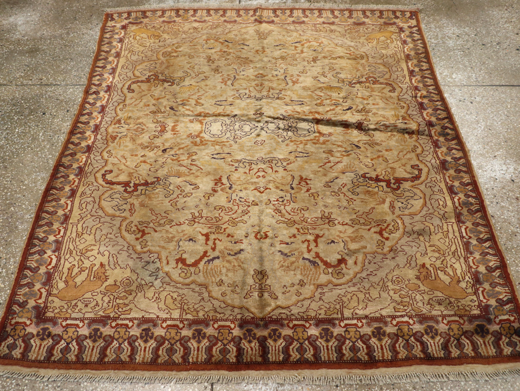 Vintage Turkish Kayseri Rug, No.22073 - Gss