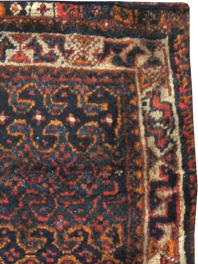 Antique Persian Kurdish Bag Face Rug, No.22079 - Gss