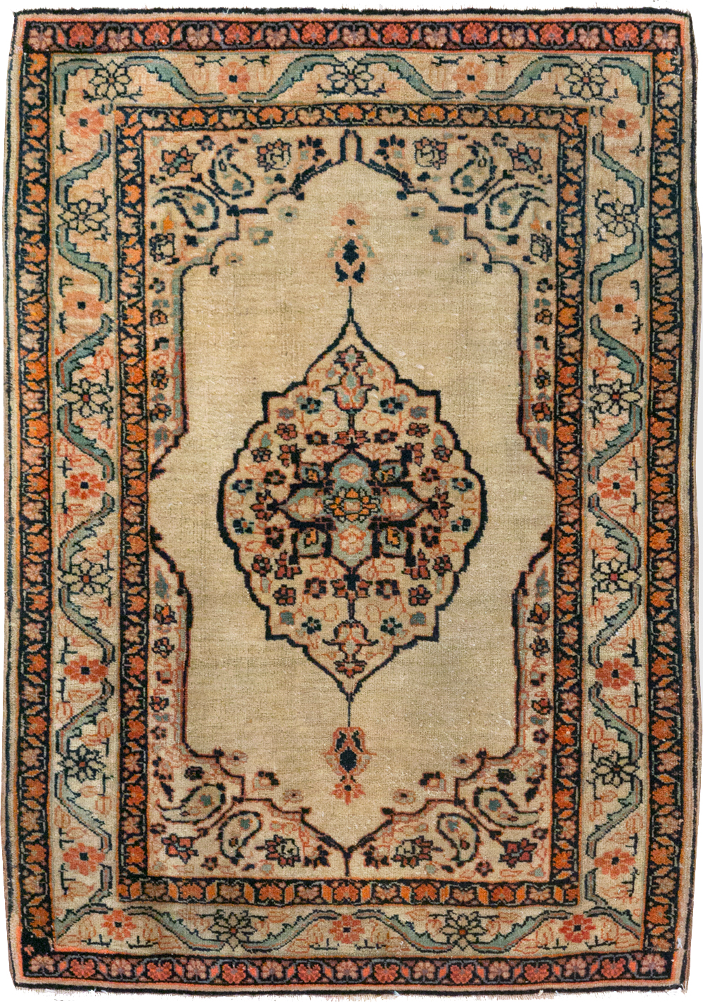 Antique Persian Tabriz Hagi Jalili Rug, No.22081 - Gss
