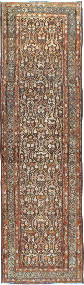 Antique Persian Kurdish Runner, No.22082 - Gss