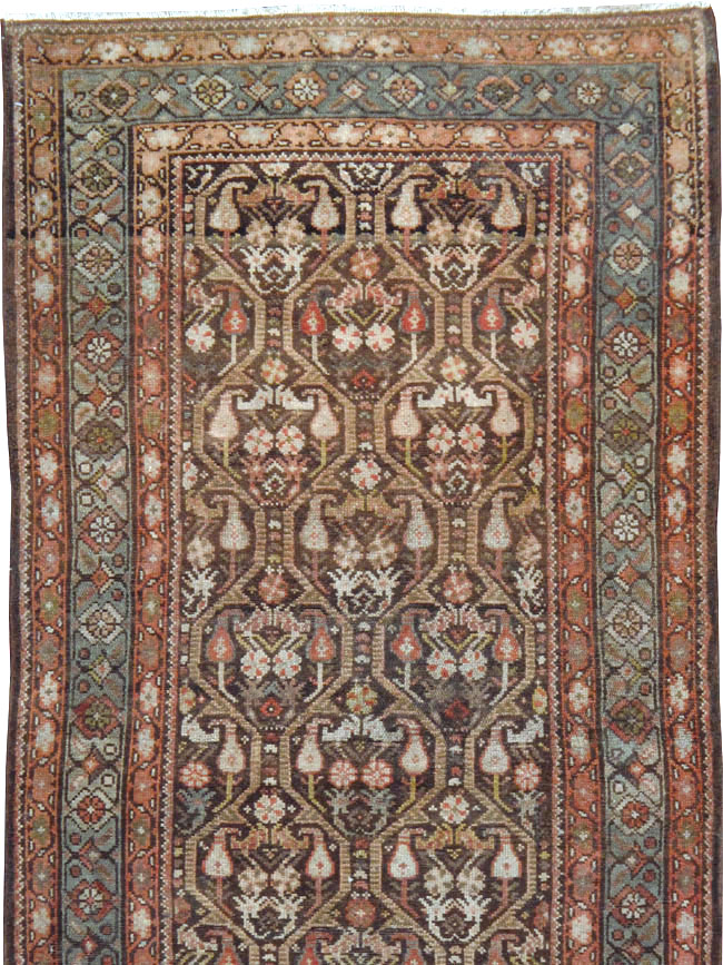Antique Persian Kurdish Runner, No.22082 - Gss