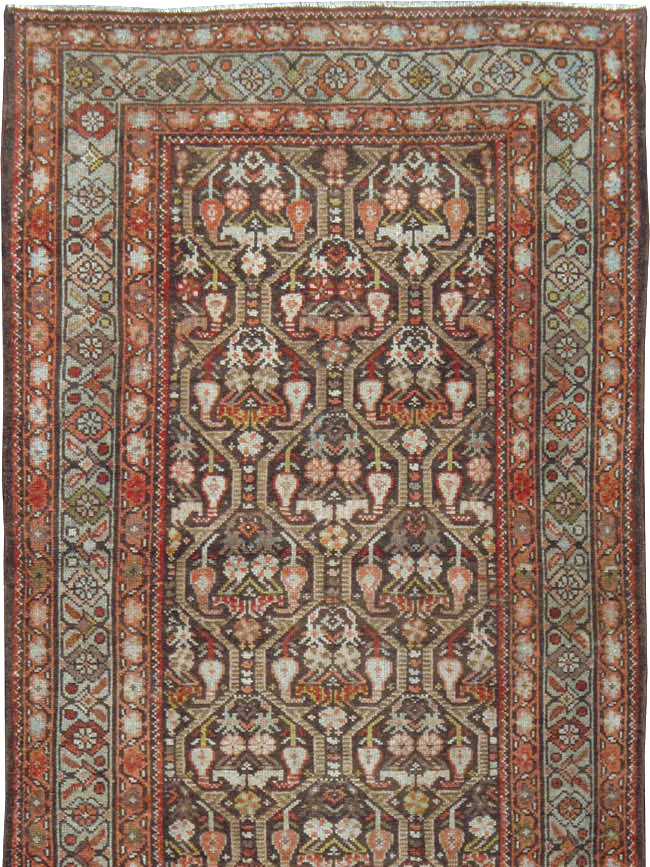 Antique Persian Kurdish Runner, No.22082 - Gss