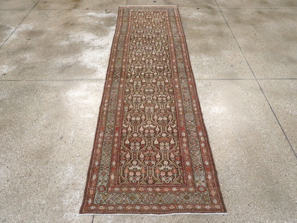 Antique Persian Kurdish Runner, No.22082 - Gss