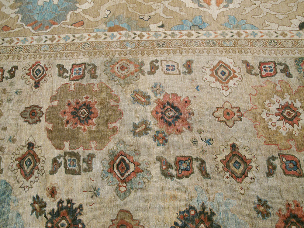 Antique Persian Mahal Carpet, No.22091 - Gss