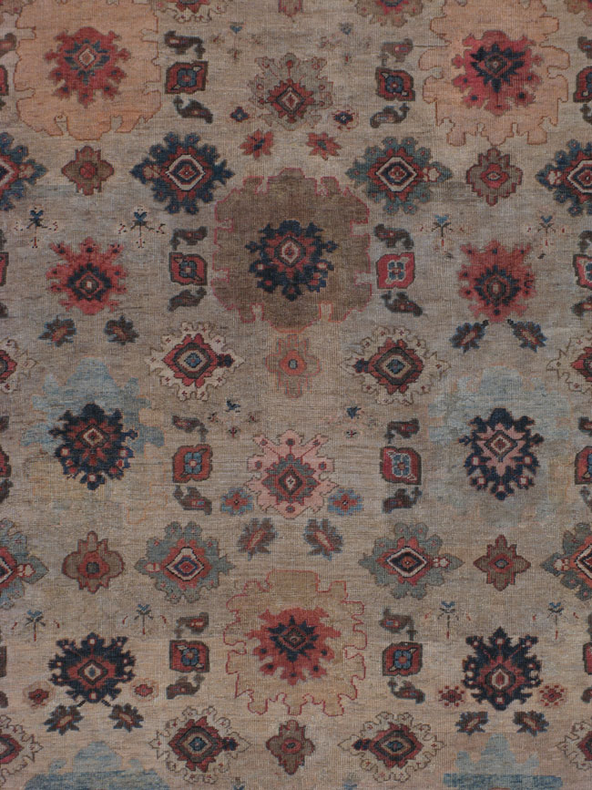 Antique Persian Mahal Carpet, No.22091 - Gss